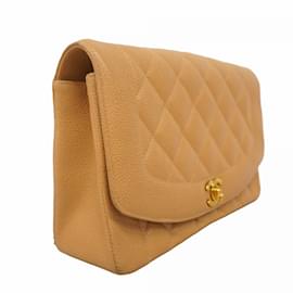 Chanel-Chanel Shoulder Bag Diana Chain in Beige-Beige