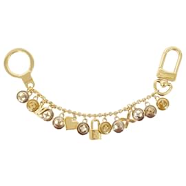 Louis Vuitton-Louis Vuitton Keychain Porte Crecienne Pastille M65386-Brown,Golden