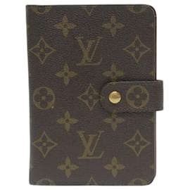 Louis Vuitton-Louis Vuitton Monogram Porte Papier Zip Bi-fold Wallet-Brown,Monogram