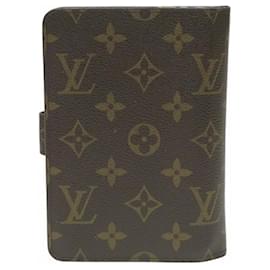 Louis Vuitton-Louis Vuitton Monogram Porte Papier Zip Bi-fold Wallet-Brown,Monogram