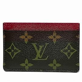 Louis Vuitton-Louis Vuitton Monogram Porte Carte Sample M60703-Fuschia,Monogram
