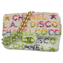 Chanel-Chanel Multi-color Shoulder Bag-White,Multiple colors