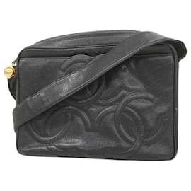 Chanel-Chanel Black Shoulder Bag-Black