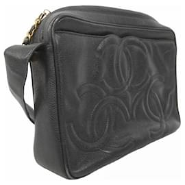Chanel-Chanel Black Shoulder Bag-Black