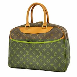 Louis Vuitton-Louis Vuitton Monogram Deauville Tote Bag-Brown