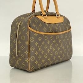 Louis Vuitton-Louis Vuitton Monogram Deauville Tote Bag-Brown