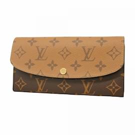 Louis Vuitton-Louis Vuitton Long Wallet Monogram Reverse Portefeuille Emily-Brown