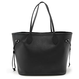 Louis Vuitton-Louis Vuitton Epi Neverfull MM Tote Bag-Black