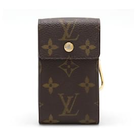Louis Vuitton-Louis Vuitton Monogram Portocle Badge Key Case Multi-Case Pouch-Brown,Monogram
