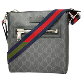 Gucci-Sac à épaule Gucci GG Supreme 523599-Noir