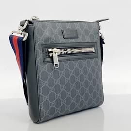 Gucci-Sac à épaule Gucci GG Supreme 523599-Noir