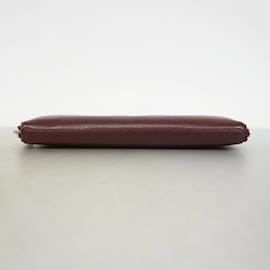 Chanel-Chanel Long Wallet in Bordeaux-Dark red