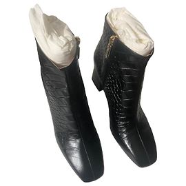 Pollini Ankle boots Black