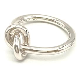 Céline-CELINE Knot Ring in Silver-Silvery