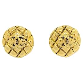 Chanel-Chanel 2.5 Coco Mark Matelasse Clip Earrings-Other