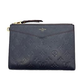 Bolso Clutch Pochette Melanie MM de Louis Vuitton Roja Azul marino