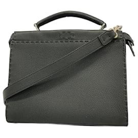 Fendi-Fendi Selleria Peekaboo Handbag-Black