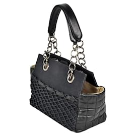 Chanel-Chanel Coco Mark Chain Shoulder Bag-Black