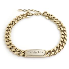 Christian Dior-Christian Dior Men's Necklace-Silvery,Golden