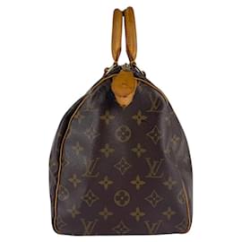Louis Vuitton-Louis Vuitton Monogram Speedy 30 Handbag-Brown