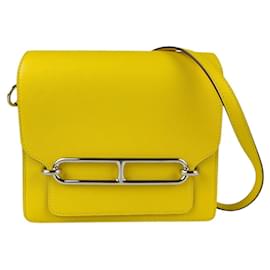 Hermès-Sac à épaule en argent Hermes-Argenté