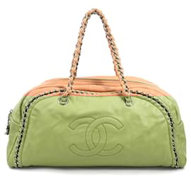 Chanel-Chanel Light Brown Leather Handbag-Light brown