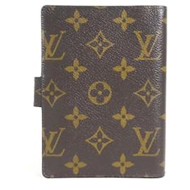 Louis Vuitton-Louis Vuitton Monogram Agenda Koala PM Notebook Cover-Brown,Orange