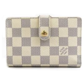 Louis Vuitton-Louis Vuitton Bi-fold Wallet in Damier Azur-Blue