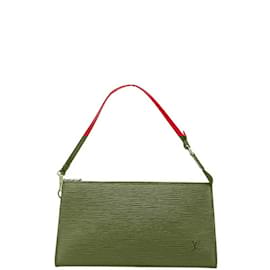 Louis Vuitton-Louis Vuitton Epi Pochette Accessory Pouch-Red