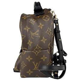 Louis Vuitton-Louis Vuitton Monogram Palm Springs Mini Backpack-Brown,Black