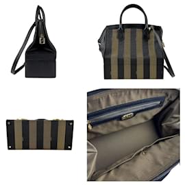 Fendi-Fendi Handbag Shoulder Bag-Brown,Black