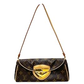 Louis Vuitton-Louis Vuitton Monogram Pochette Beverly Shoulder Bag-Brown,Monogram
