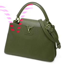 Louis Vuitton-Louis Vuitton Capucines PM Handbag-Red