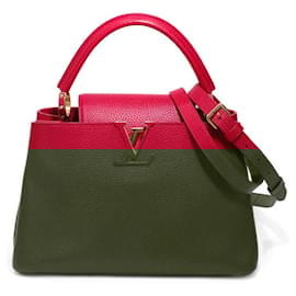 Louis Vuitton-Louis Vuitton Capucines PM Handbag-Red