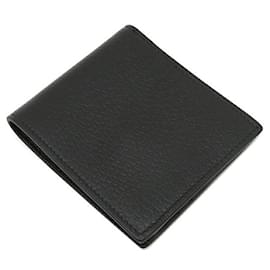 Gucci-Gucci Leather Bifold Wallet Animalier-Black
