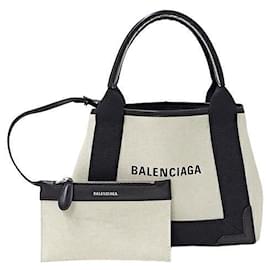 Balenciaga-Sac à main en toile Balenciaga XS-Blanc