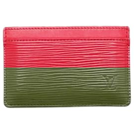 Louis Vuitton-Louis Vuitton Epi Card Case-Pink