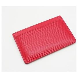 Louis Vuitton-Louis Vuitton Epi Card Case-Pink