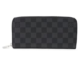 Louis Vuitton-Louis Vuitton Zippy Wallet Leather Black-Black