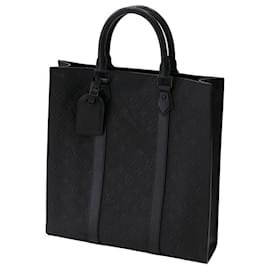 Louis Vuitton-Louis Vuitton Sac Plat Men's Tote Bag-Black