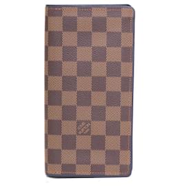 Louis Vuitton-Louis Vuitton Damier Canvas Portefeuille Brazza Wallet-Brown
