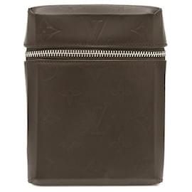 Louis Vuitton-Louis Vuitton Monogram Glace Leather Pouch-Brown