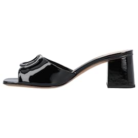 Valentino Garavani-Valentino Vlogo Signature Sandals Black-Black