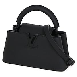 Louis Vuitton-Louis Vuitton Capucines EW Mini Shoulder Bag-Black