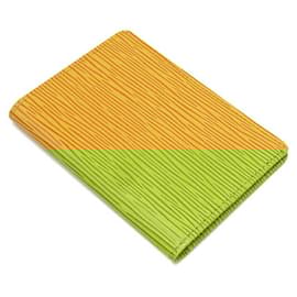 Louis Vuitton-Louis Vuitton Epi Leather Card Case-Yellow