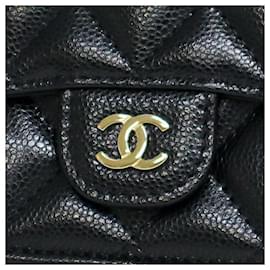 Chanel-Chanel Timeless Classic Petit Portefeuille Noir-Noir
