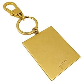 Gucci-Gucci Keychain Gold Keyring-Golden,Metallic