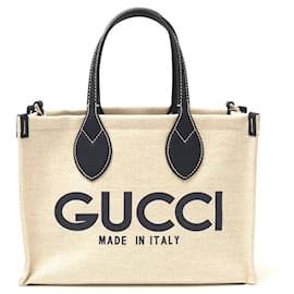 Gucci-Gucci Japan Limited Mini Tote Bag-Brown,Beige