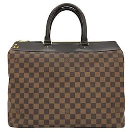 Louis Vuitton-Louis Vuitton Damier Canvas Boston Bag Greenwich PM-Brown