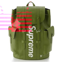 Louis Vuitton-Louis Vuitton Epi Christopher PM Backpack-Red